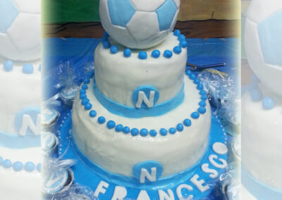 torta 3D Forza Napoli